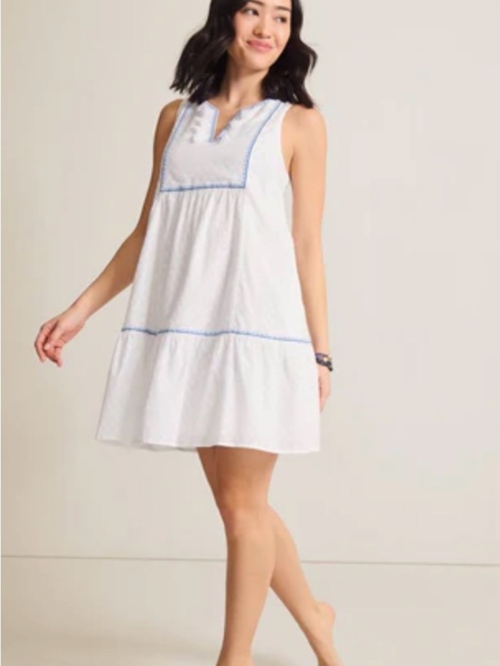 Tommy Bahama Clip Dot Cotton Cover-Up Dress